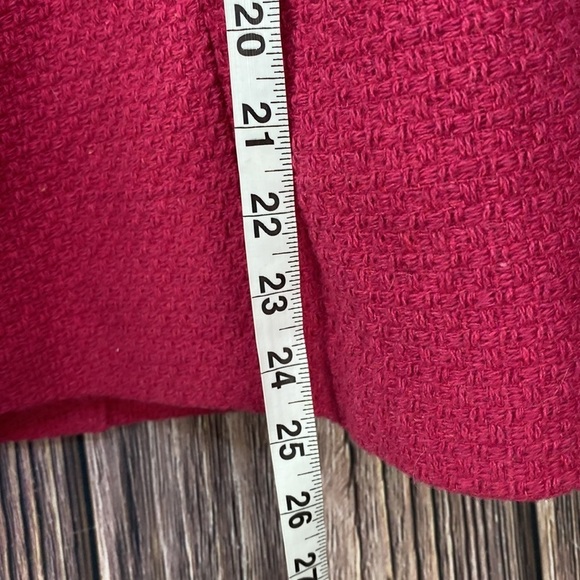 Tulle Pink Wool Blend Hooded Coat- Large - Picture 8 of 10